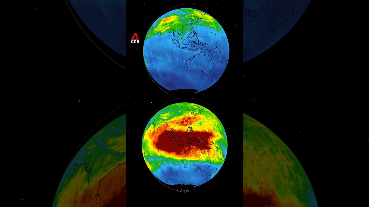 NASA satellite shows extent of carbon monoxide pollution from Indonesia fires since August