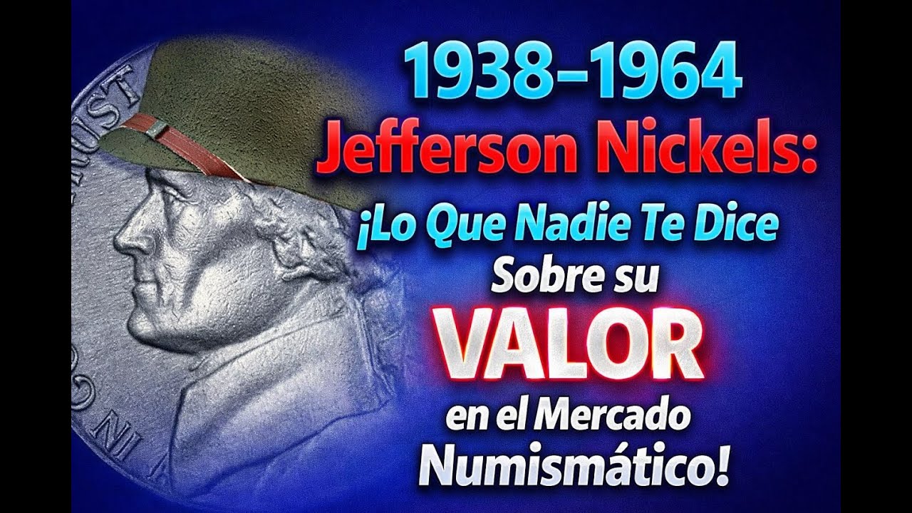 .(s) 1938–1964 Jefferson Nickels: ¡Lo Que Nadie Te Dice Sobre su VALOR en el Mercado Numismático!