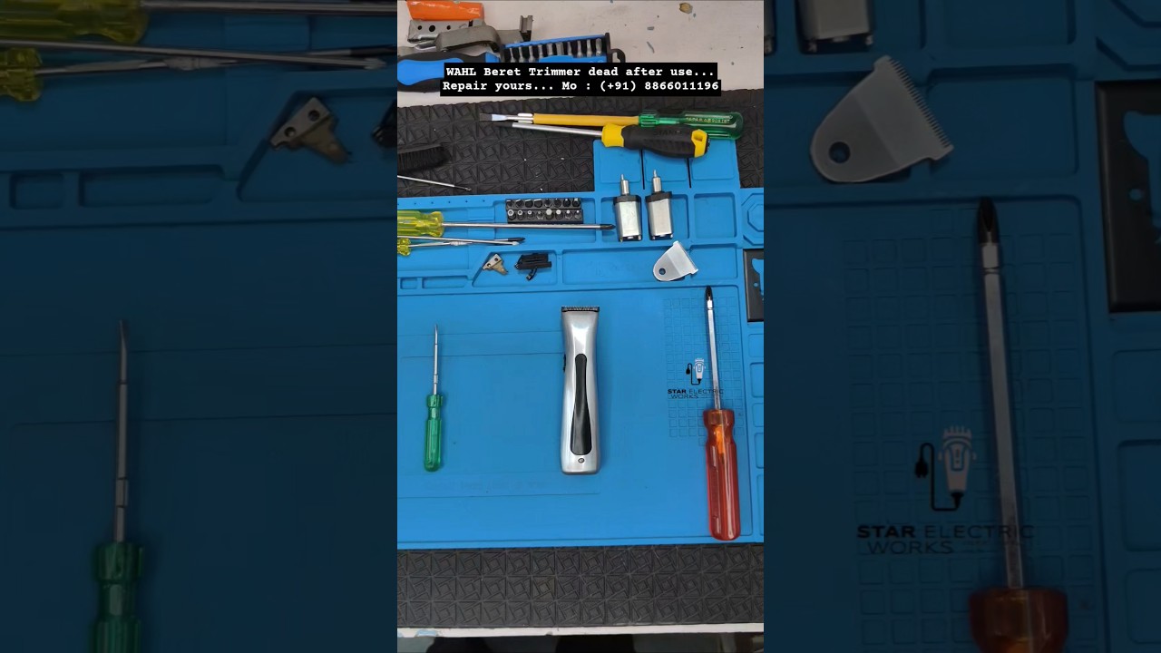WAHL Beret Trimmer Repair (Trimmer Repair Shop) #wahl #barbershop #barber #trimmer #wahlcordless