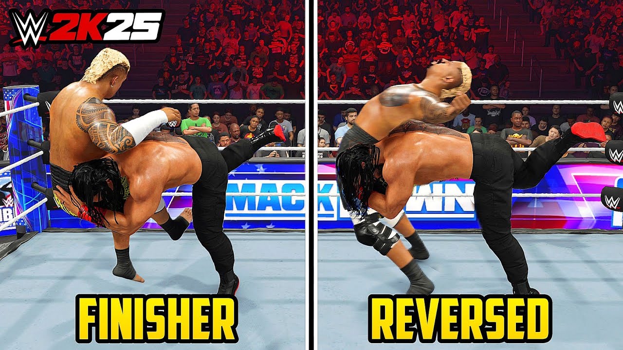 30 Best Reverse Finisher Versions You Can Do in WWE 2K25