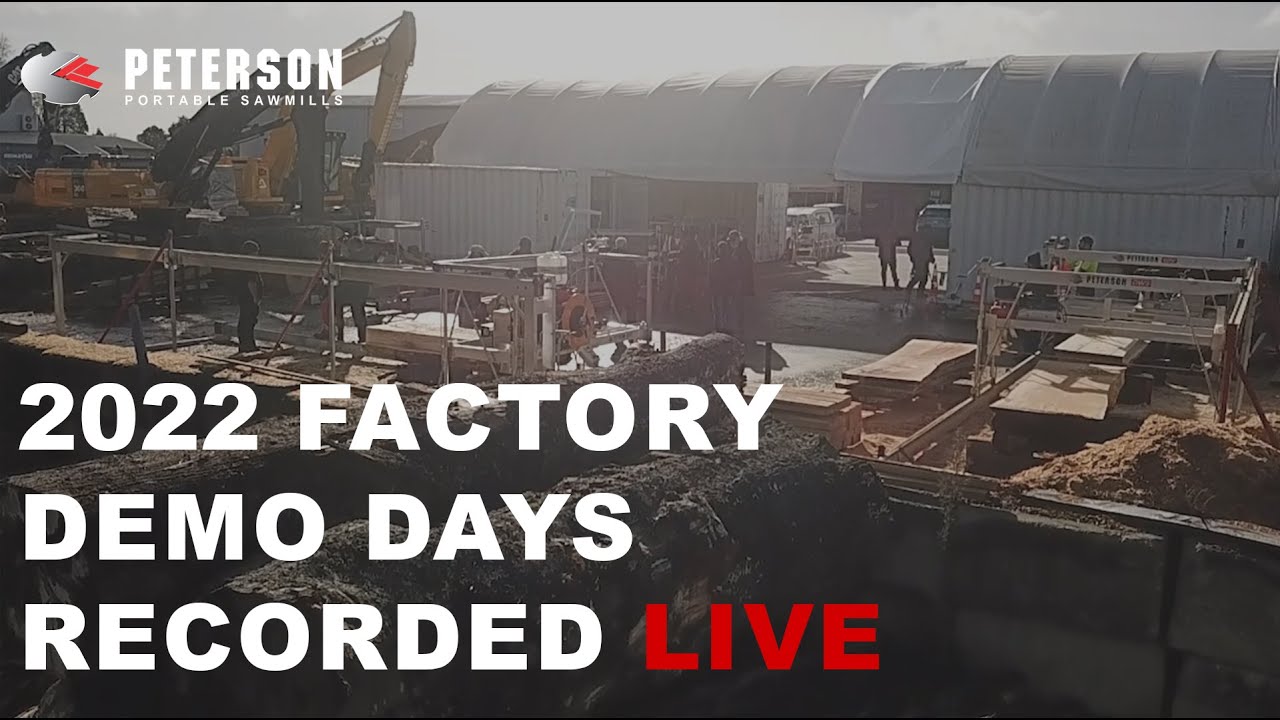 Peterson Swingblade Sawmills Live Demonstration