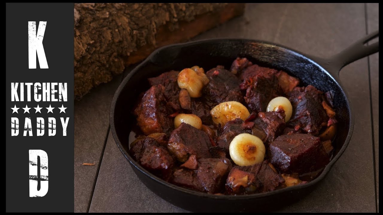 Wood Fired Beef Bourguignon | Kitchen Daddy