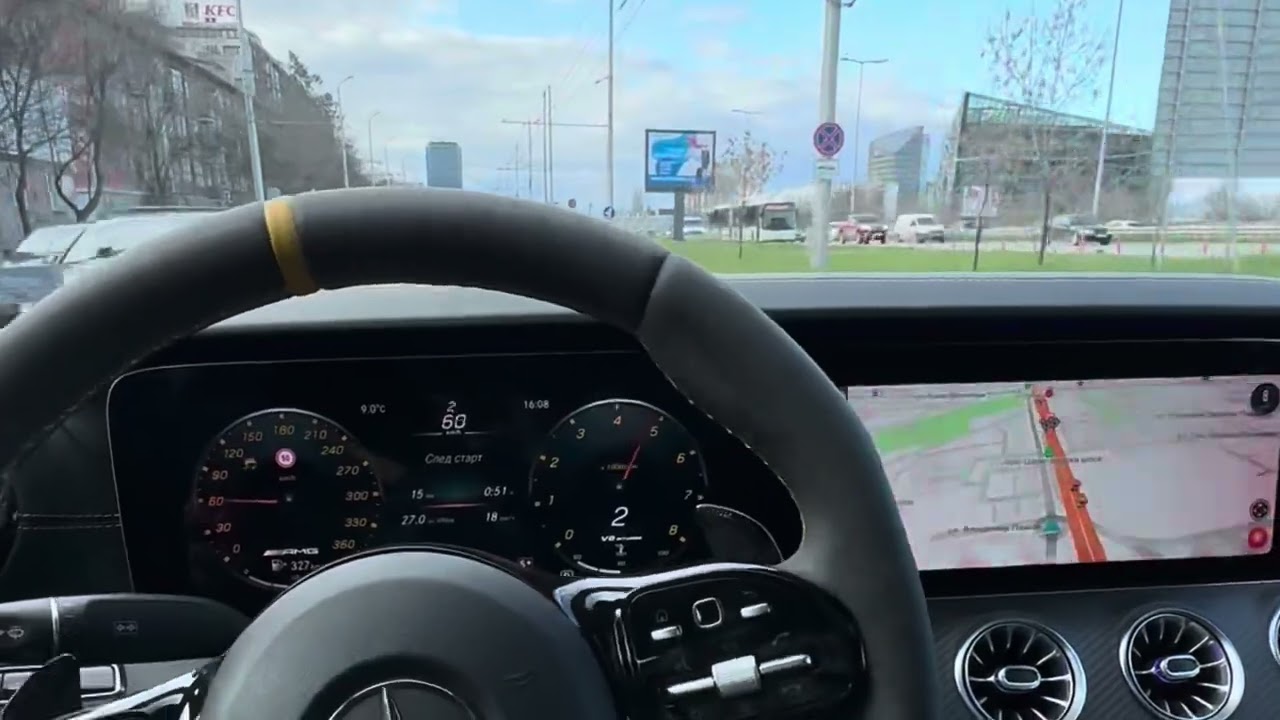 Mercedes AMG GT 63s 0 - 100 acceleration