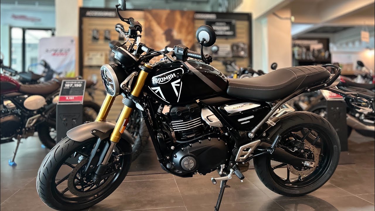 รีวิว triumph speed 400 สีดำ #triumphspeed400