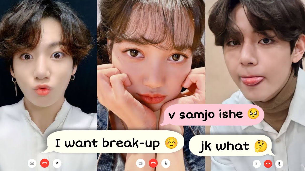 Jungkook want to breakup to lisa | v judge them | video call