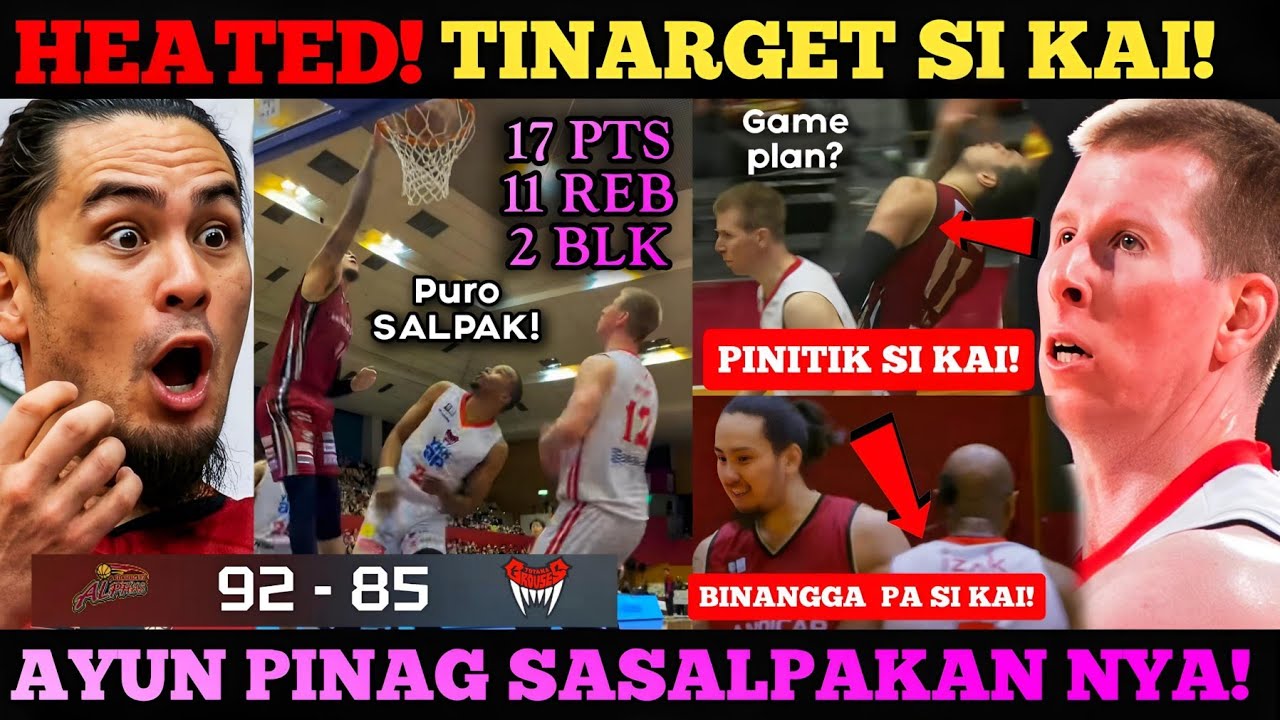 PINAG-TULUNGANG PlSIKALIN  SI KAI SOTTO! AYUN PINAG SASALPAKAN NYA! PANALO! BEST PLAYER PA!