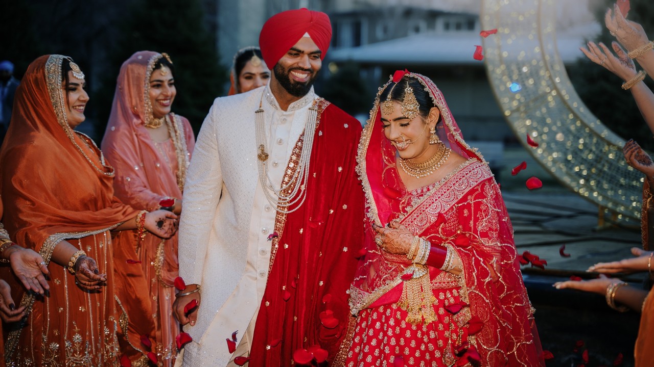 Sharan & Rajdeep 4K Wedding Highlight |  Sikh Wedding | Calgary Wedding Videographer | AMG FILMS