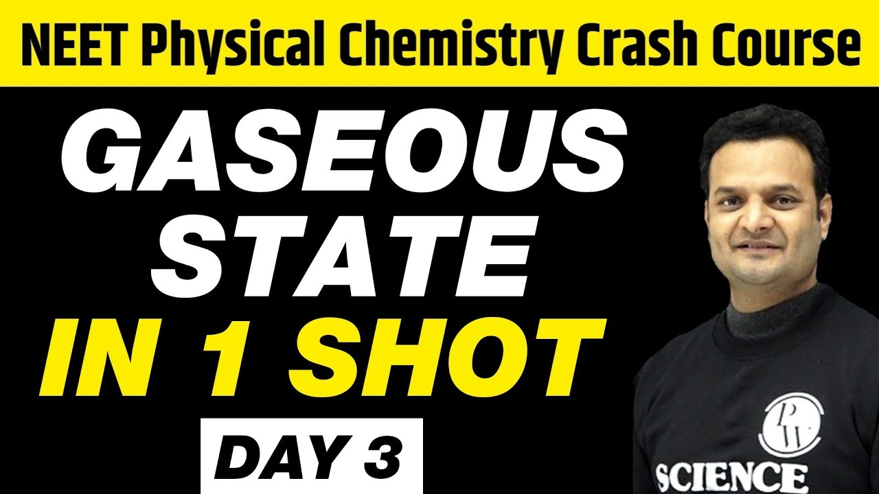 GASEOUS STATE in 1 Shot - All Concepts, Tricks & PYQs | Physical Chemistry Crash Course | UMEED