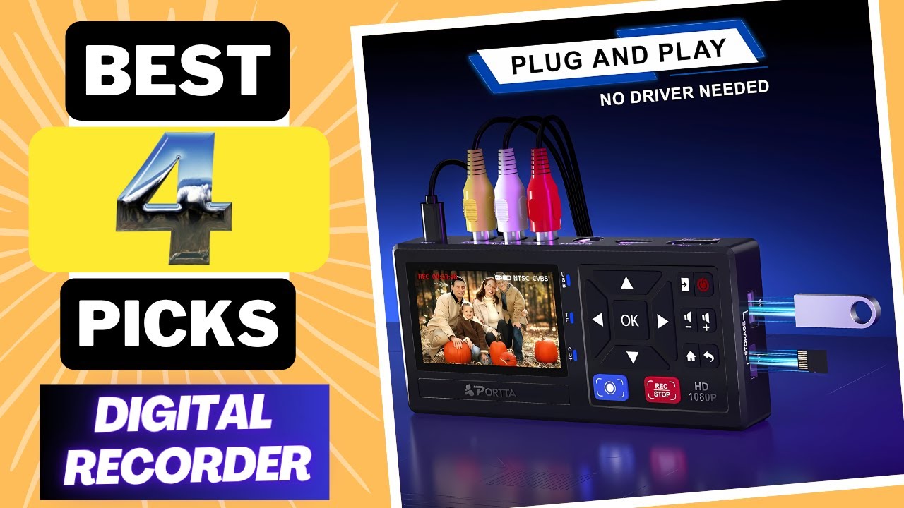 Top 4 Best Video To Digital Recorder For [2025]