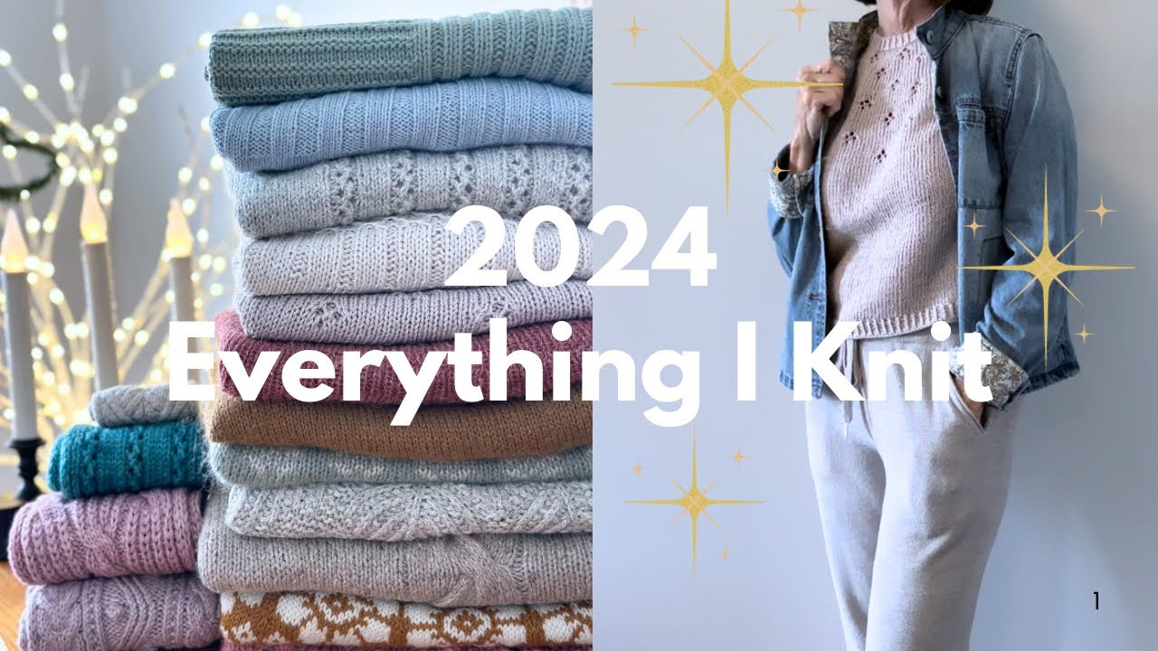 Все, что я вяжу в 2024 году #новыйгод2025 #мода50 #вязание #сновымгодом