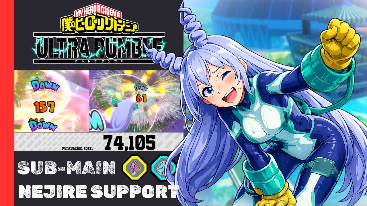 My best score with Nejire! 💚🌀 | Nejire | Score 74K. | Rank S | MHUR