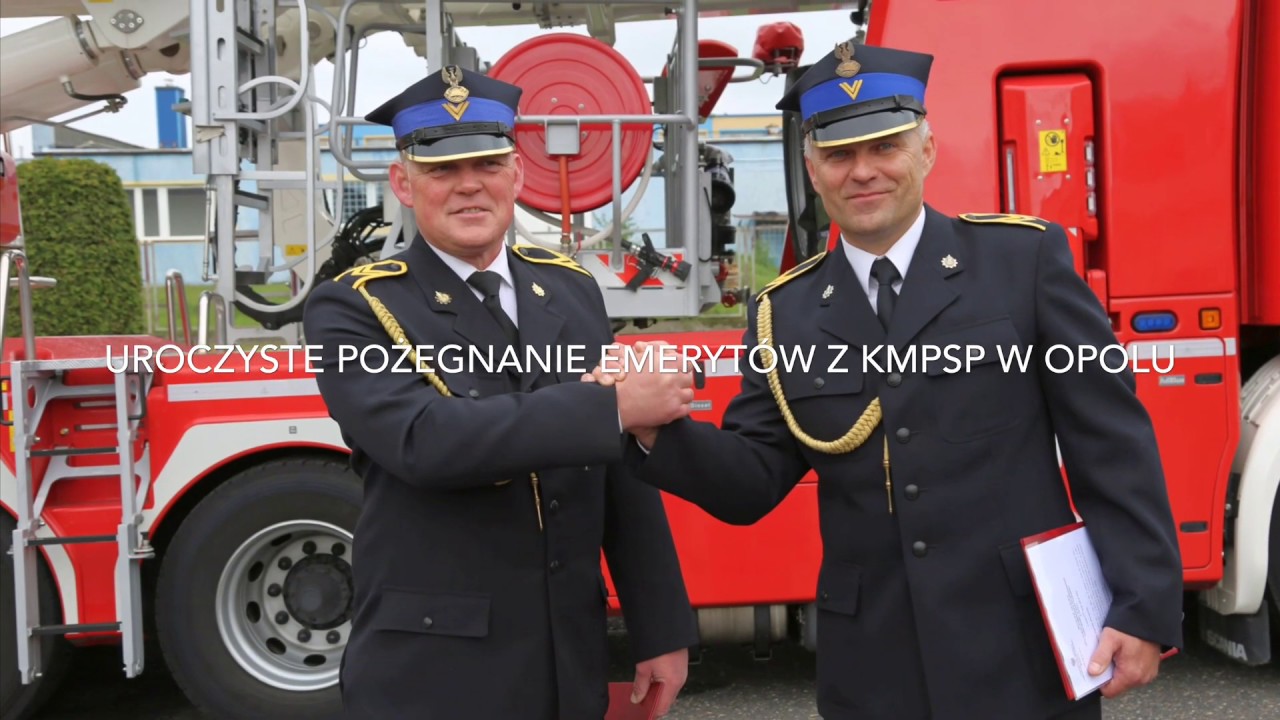 UROCZYSTE POŻEGNANIE EMERYTÓW Z KMPSP W OPOLU