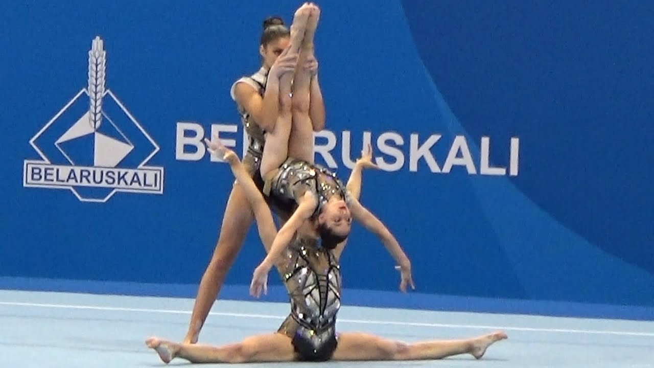 ACROBATIC GYMNASTICS FINAL womens group ISRAEL II European Games 2019   RESULTS