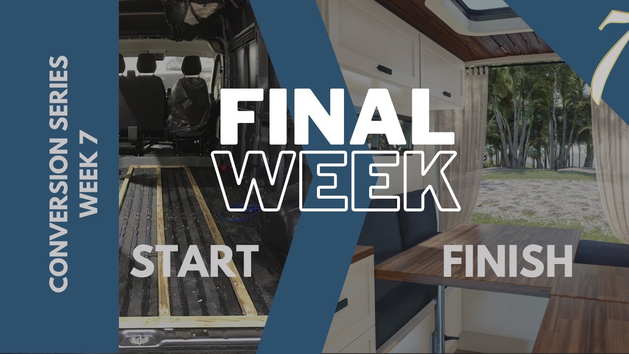 WEEK 7 | FINAL WEEK | Shower door, Electrics & finishing | START to FINISH Van Conversion Series