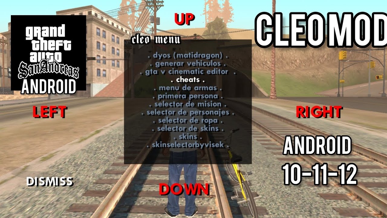 COMO INSTALAR CLEO MOD + MODS PARA GTA san andreas android bien explicado.