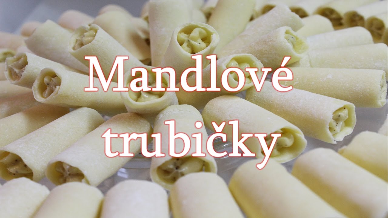 Mandlové trubičky / Helenčino pečení