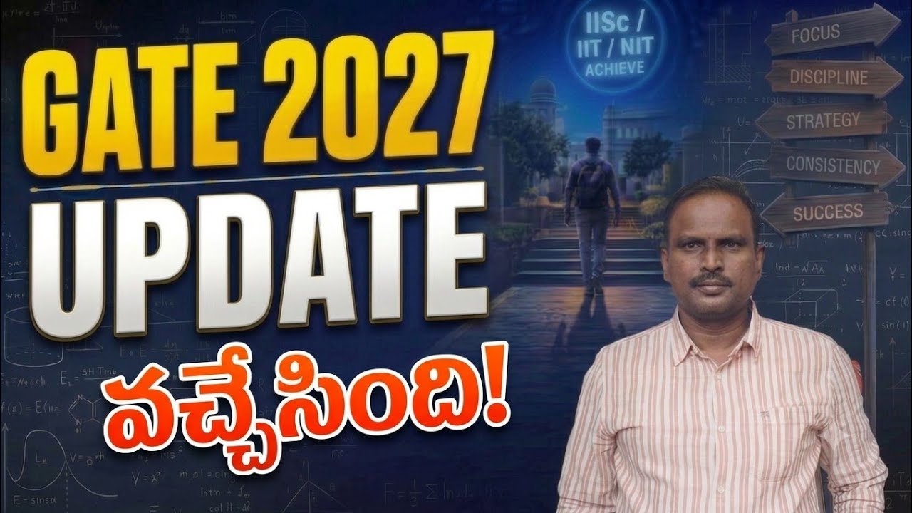 GATE 2027 | Update | Exam Date's #gate2027 