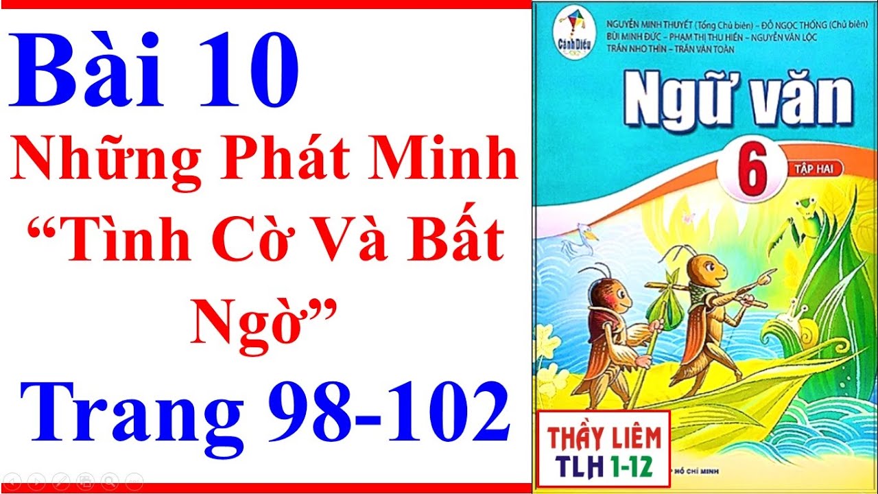 Ngữ Văn 6 Bài 10 | Những Phát Minh Tình Cờ Và Bất Ngờ | Trang 98 - 102 | Cánh Diều