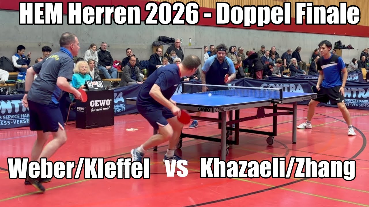 Doppel Finale HEM Herren 2026 | Zhang/Khazaeli vs Kleffel/Weber