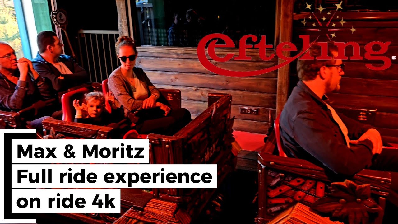 Max and Moritz full ride experience | Efteling 4k