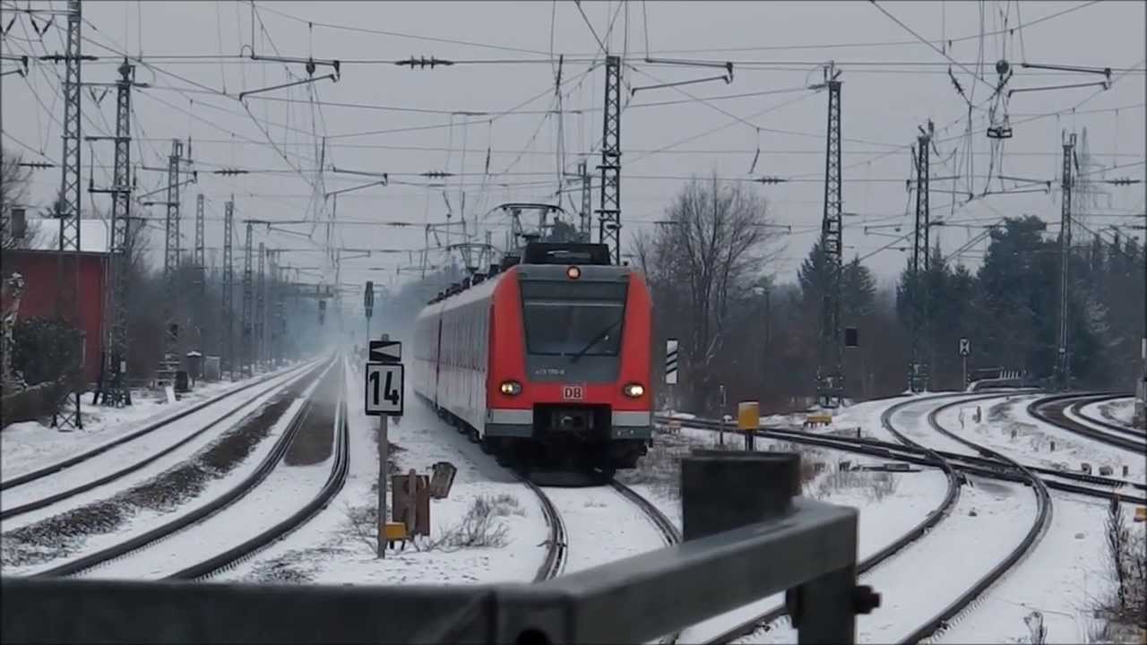 Westkreuz - Münchner S-Bahn - 2x BR 111 mit Regionalzug - ⛄