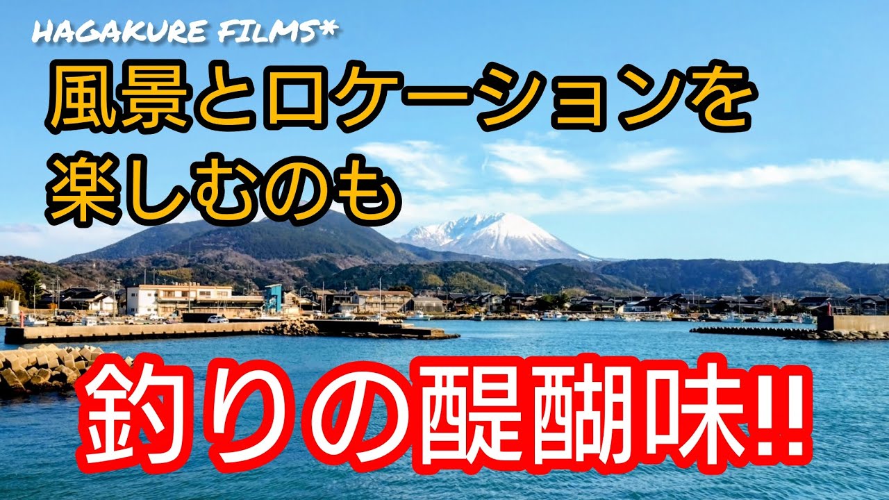 【釣り】田舎の漁港で風景を楽しみながらのライトゲーム