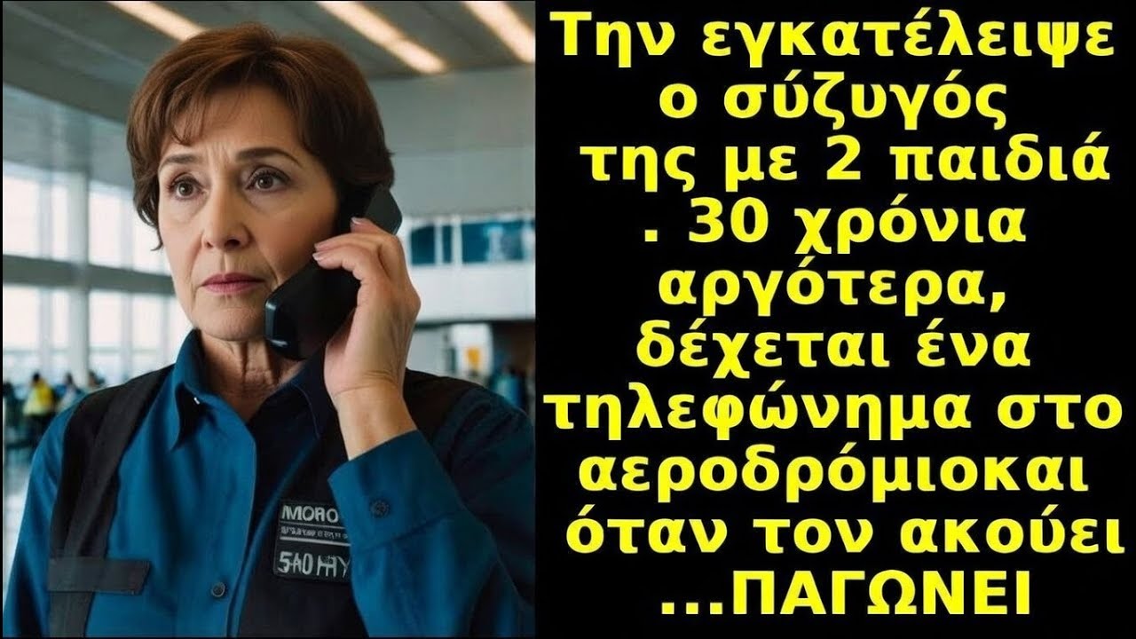 Την εγκατέλειψε ο σύζυγός της — 30 χρόνια μετά, ένα τηλεφώνημα στο αεροδρόμιο την ΠΑΓΩΝΕΙ