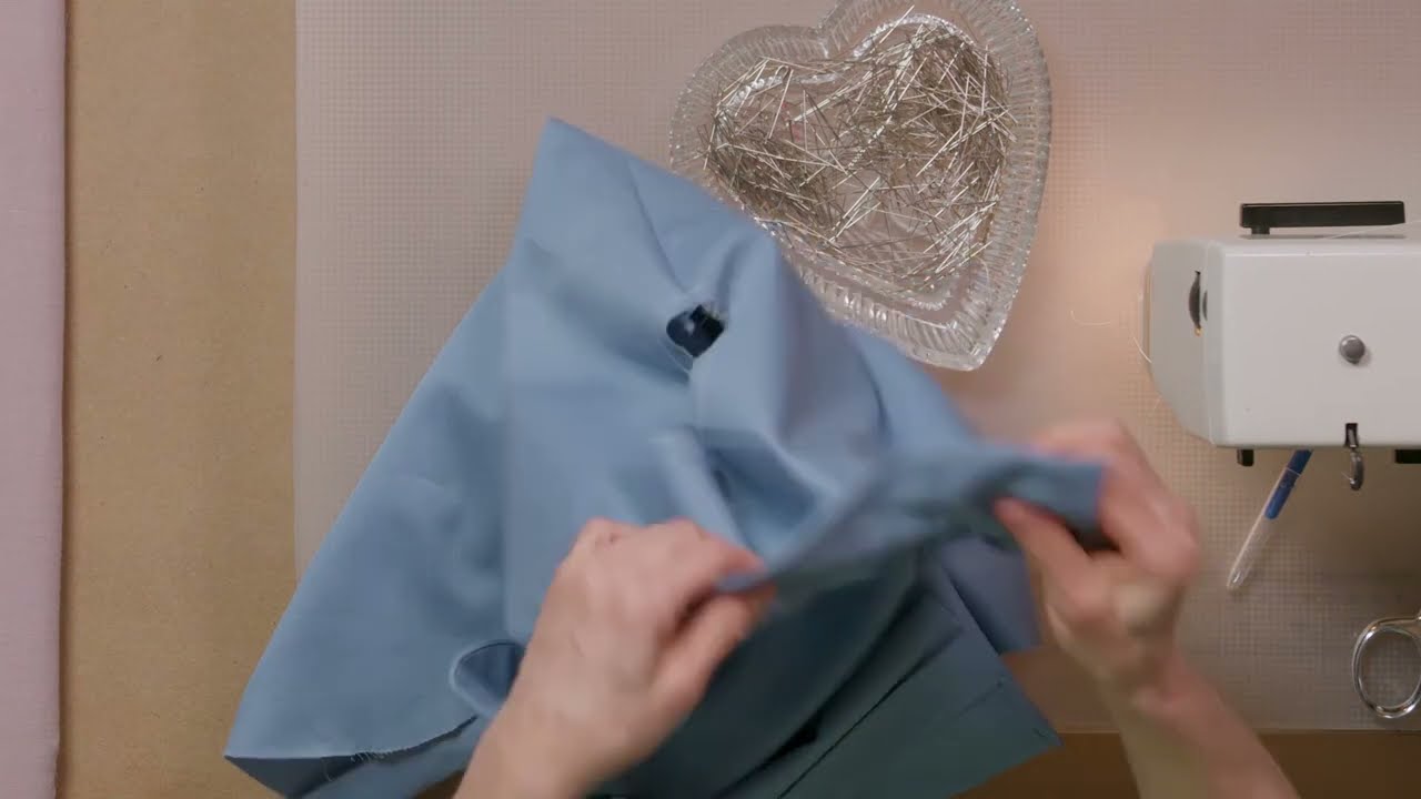 How to Hand Stitch a Collar | Sew with Sally
