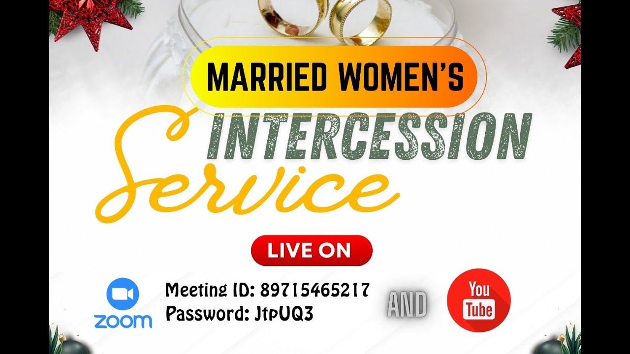 MARRIED WOMEN INTERCESSION SERVICE BY MRS KAYONGO  03-FEB-2026