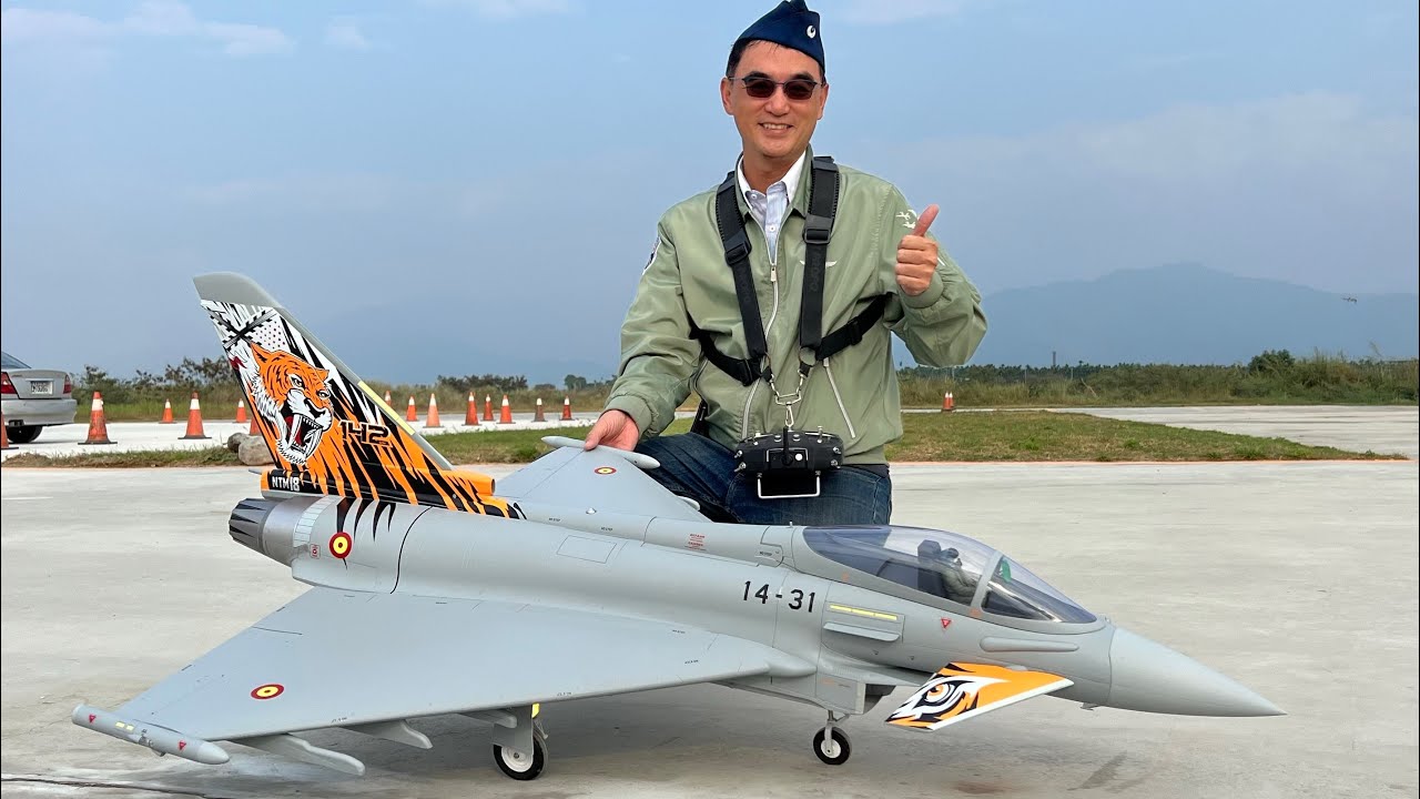 2023全新 飛翼 Freewing 90mm EF2000 V3  首航 八趟測試飛行 4K