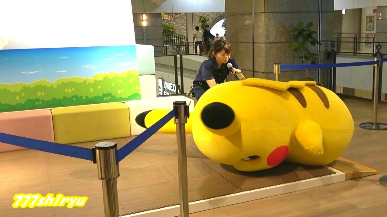 【ポケモン】ピカチュウ新商品ハロピカ発売記念キャラクターショー☆キディランド大阪梅田ツーショット撮影会★阪急三番街Pokemon Pikachu newgoods Hello-pika release