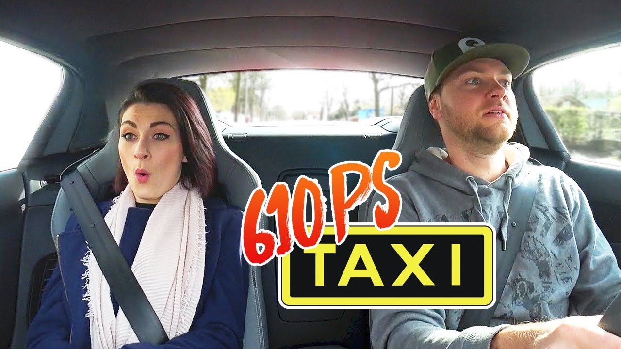 BESTES Taxi mit 610PS (Reaktionen) / AUDI R8 V10 Plus Spyder
