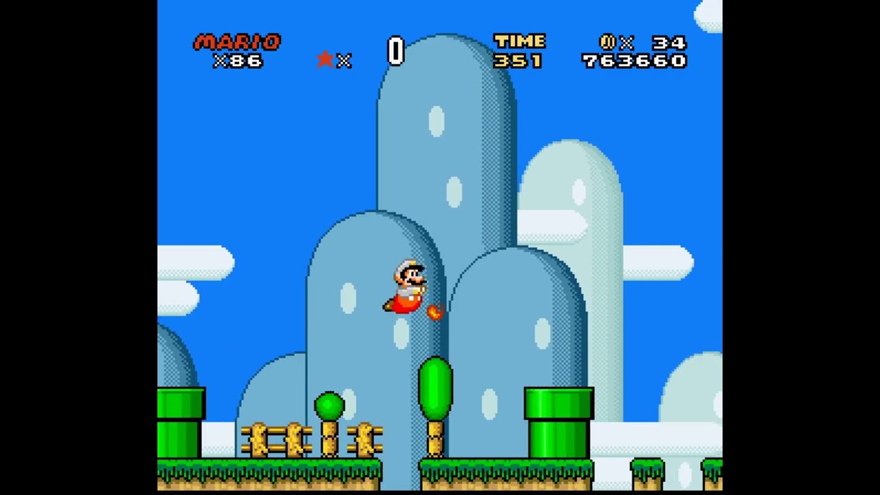Retro Mario World - Super Mario Bros. - World 8