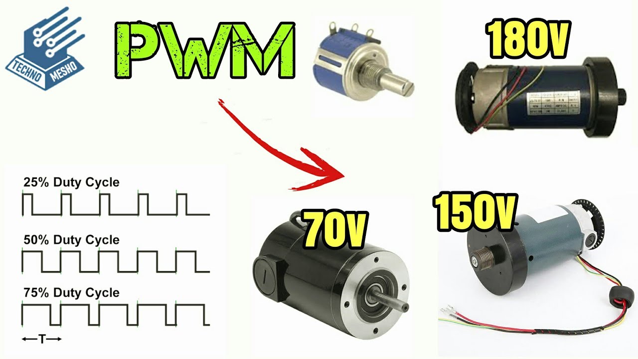 كيفية التحكم بمحركات التيار المستمر|PWM| How to control DC motors