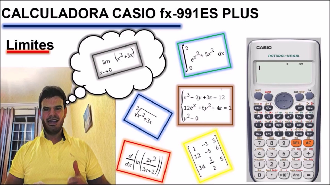 limites equaçoes calculadora casio fx 991 es plus