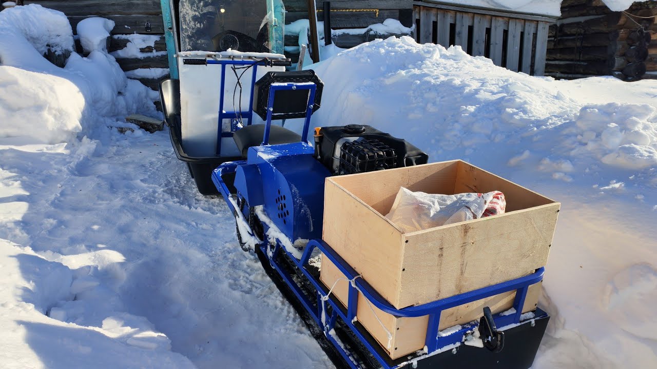 РАСПАКОВКА ПОСЫЛКИ ОТ ПОДПИСЧИКА. ПЕРЕДЕЛАЛ ДЫШЛО НА САНИ. ЯЩИК ИЗ ФАНЕРЫ НА ТОЛКАЧ 16.02.26