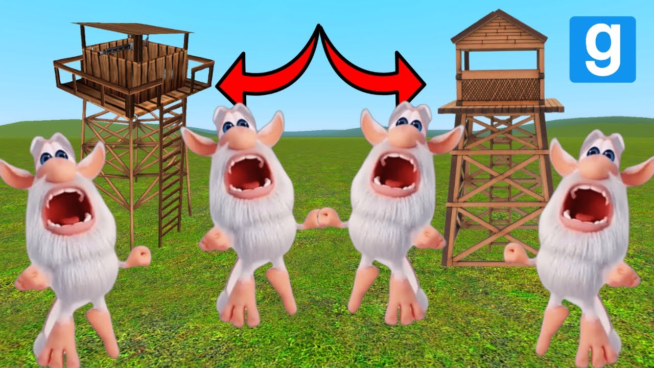 Elephant Booba Screaming Vs Towers | Garry's Mod