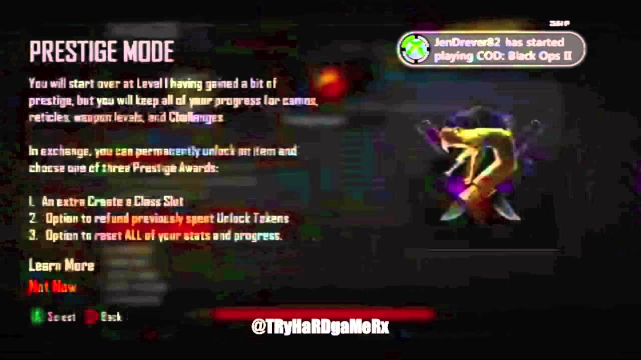 BLACK OPS 2: PRESTIGE 5!!