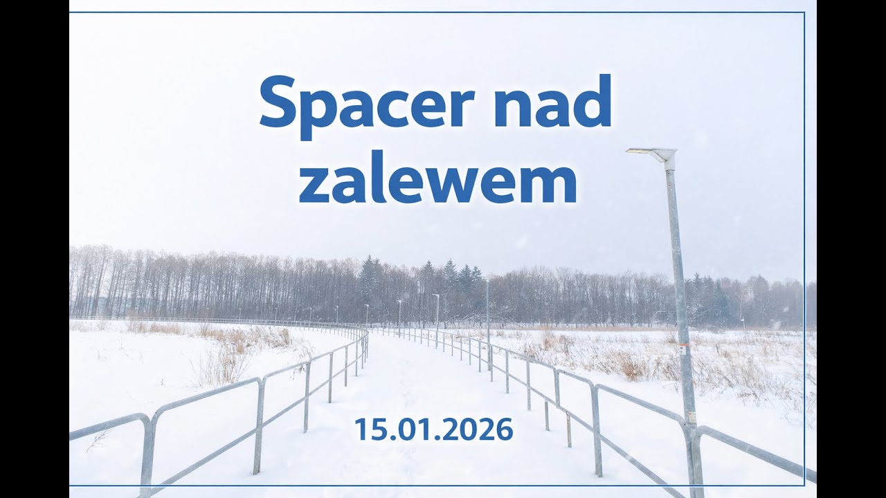 Spacer nad zalewem w Zamościu