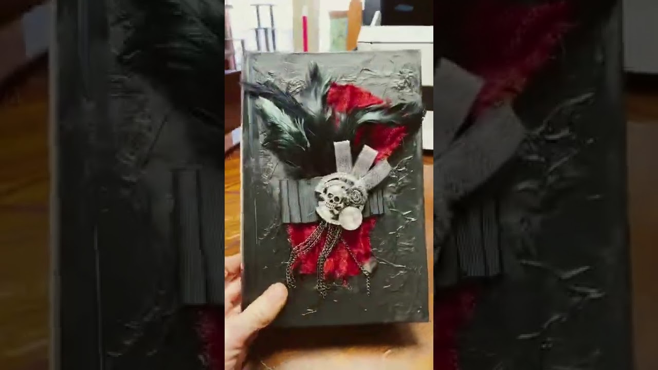 Junk Journal made from recycled book 