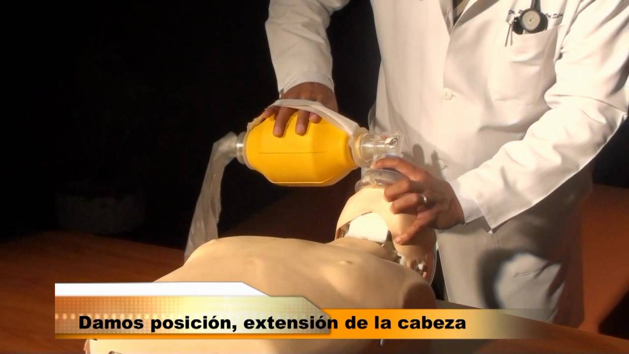 Aplicación de la Bolsa Válvula Mascarilla (BVM)