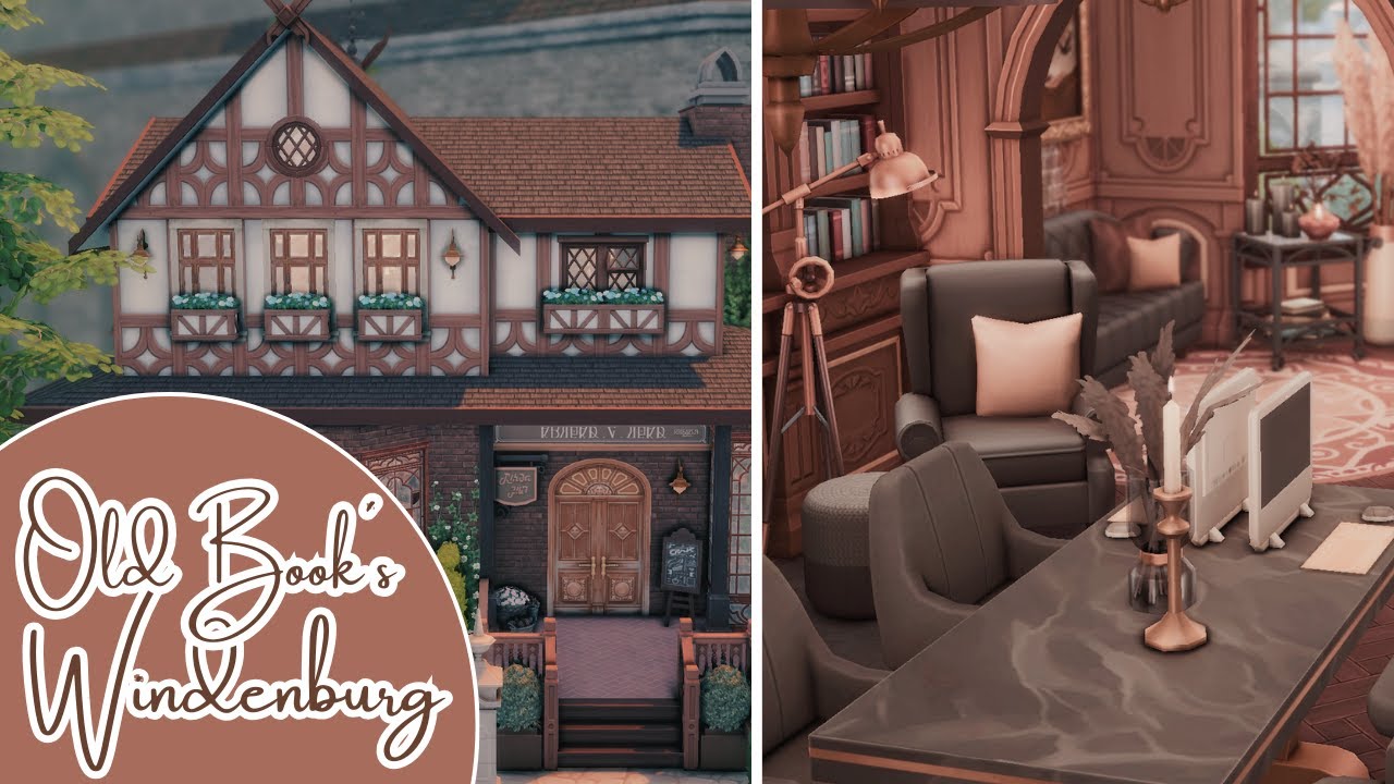 Sims 4 ° Old Book´s Windenburg ° Stop Motion ° No CC ° Windenburg Build ° Life & Death Components