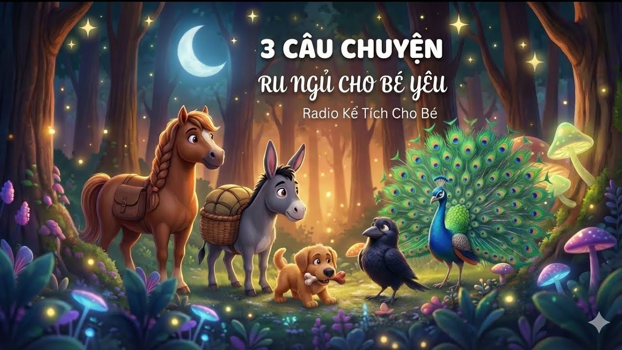 3 Câu Chuyện Dạy Bé Bao Dung • Biết Trân Trọng • Là Chính Mình | Ru Ngủ 🌙