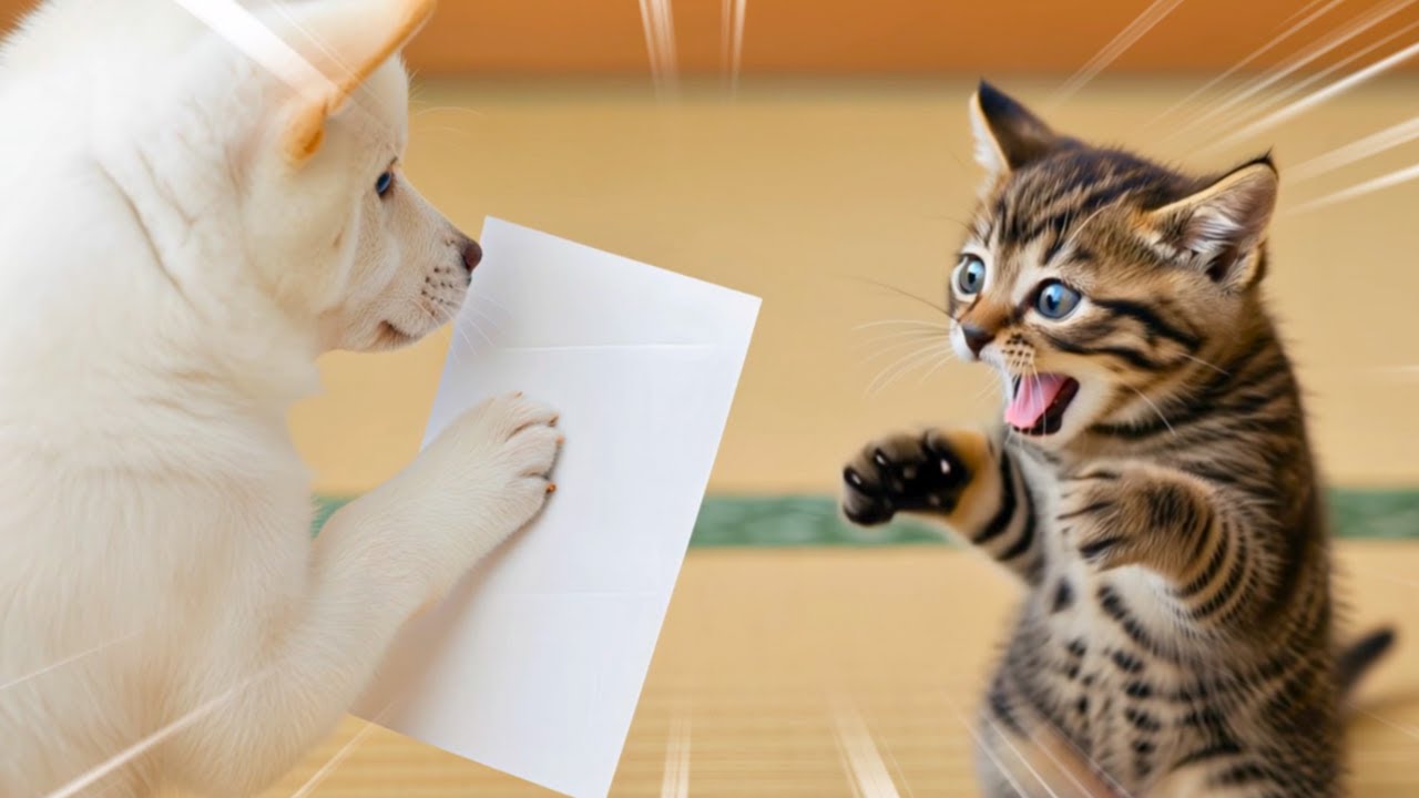 もふめし。/ 子猫たちの日常に、突然の知らせ｜An Unexpected Message | Ai Cat Story