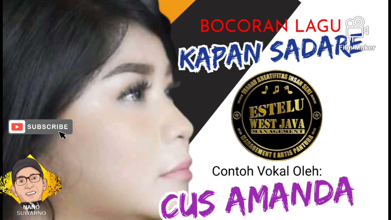 BOCORAN LAGU KAPAN SADARE | CONTOH VOCAL CUS AMANDA | DIPOPULERKAN OLEH HJ. MELANI ZAKIYAH