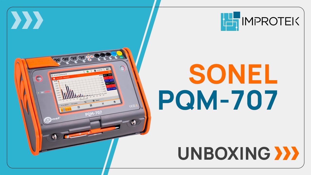 UNBOXING SONEL PQM-707 | Analizador de Calidad de Energía