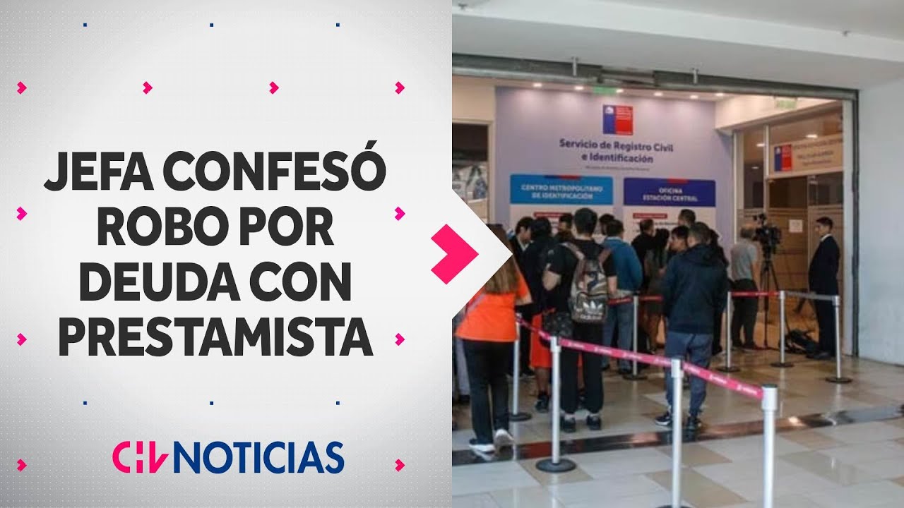 Jefa de Registro Civil CONFESÓ ROBO: Aseguró que actuó para pagar a prestamista ilegal