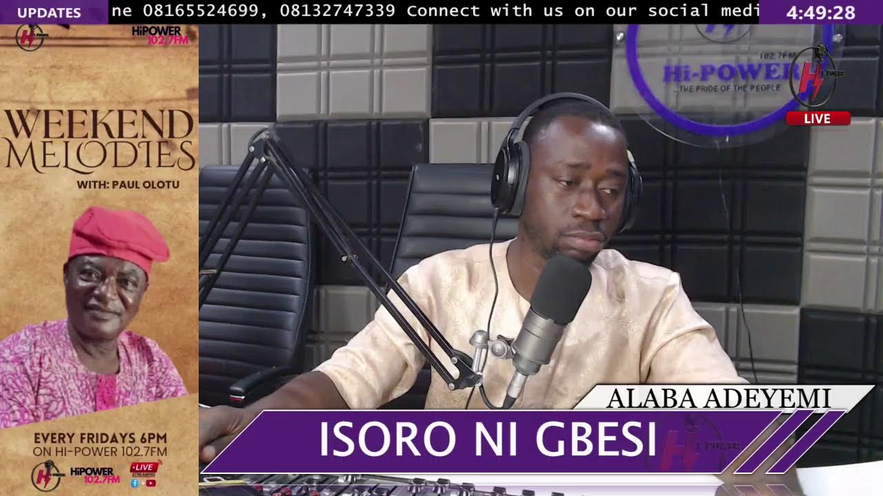 ISORO NI GBESI PELU ALABA ADEYEMI