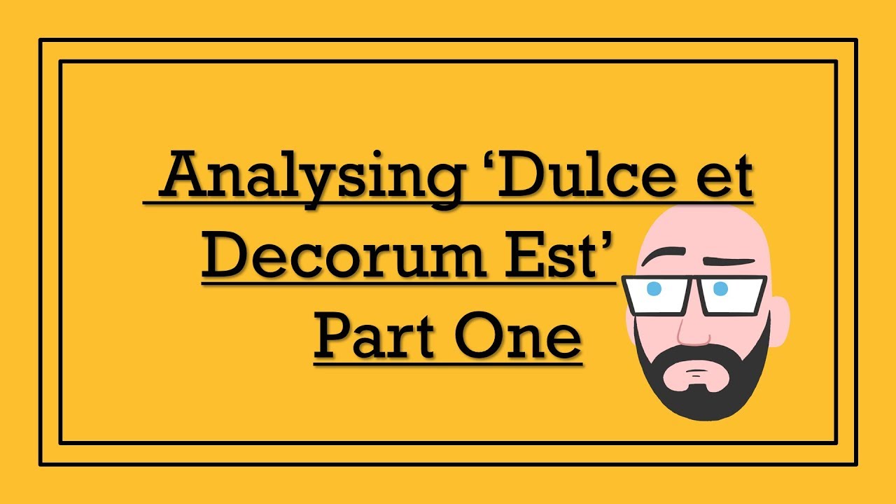 Analysing Wilfred Owen's 'Dulce et Decorum Est' (Part One) - DystopiaJunkie Analysis