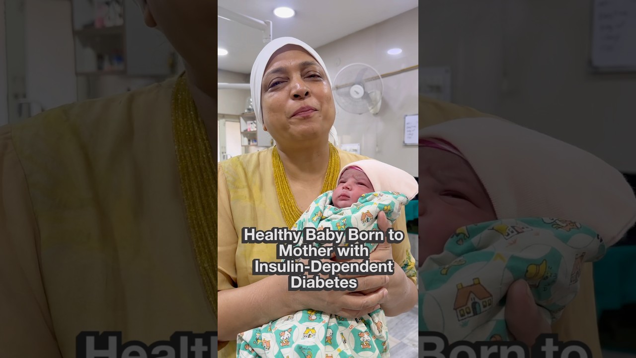 Healthy Baby Born to Mother with Insulin-Dependent Diabetes